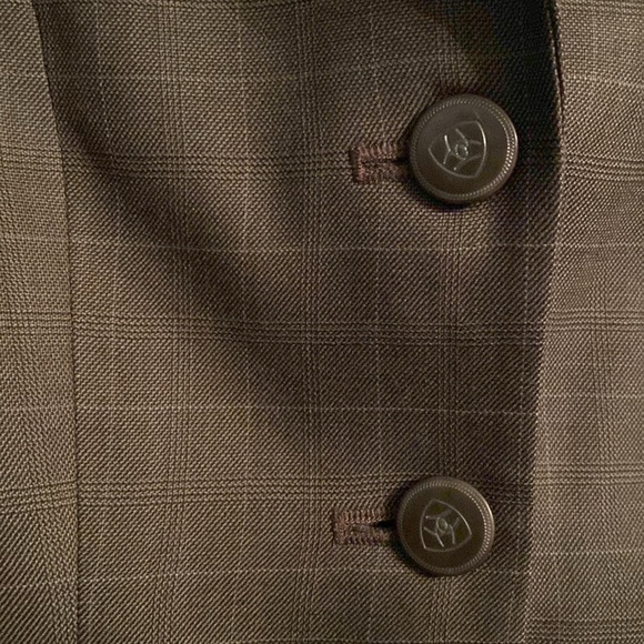 Ariat pro series womens 12R - blazers - brown - button closure - Picture 3 of 7